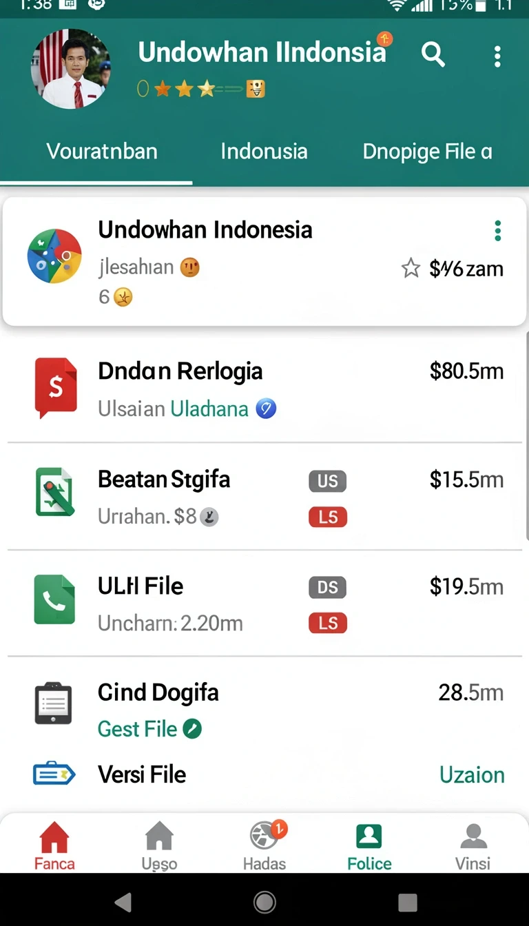 Contoh katalog aplikasi di mole4d